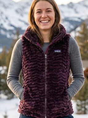 Patagonia Women’s Plush Fleece Vest - Plum